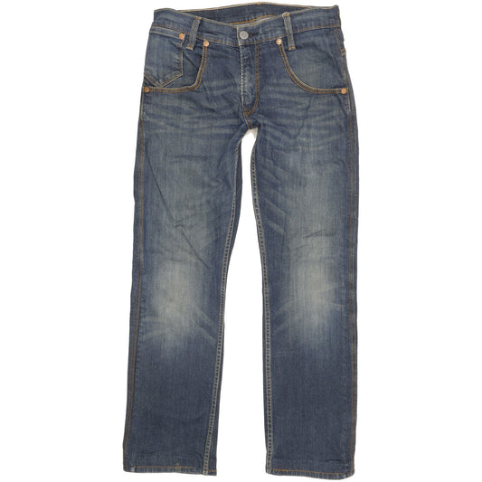 Levi's 514 Men Blue Straight Slim Stretch Jeans W30 L29