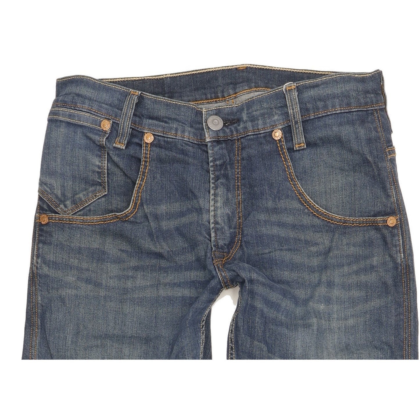 Levi's 514 Men Blue Straight Slim Stretch Jeans W30 L29