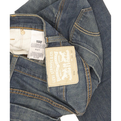 Levi's 514 Men Blue Straight Slim Stretch Jeans W30 L29