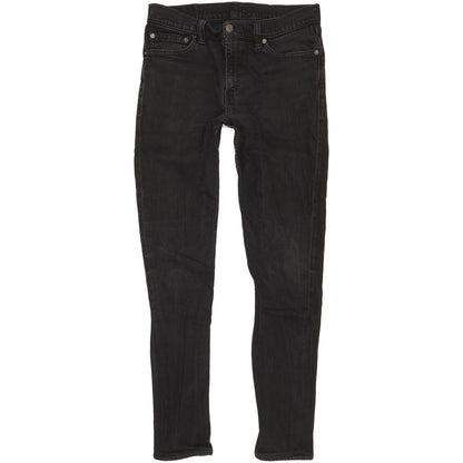 Levi's Men Black Skinny Slim Stretch Jeans W32 L32