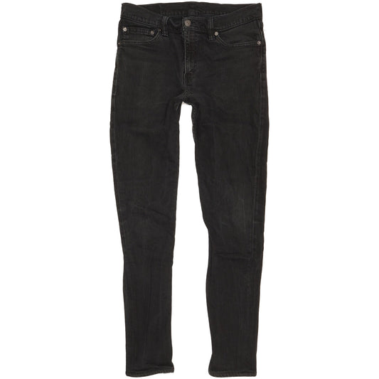 Levi's Men Black Skinny Slim Stretch Jeans W32 L32