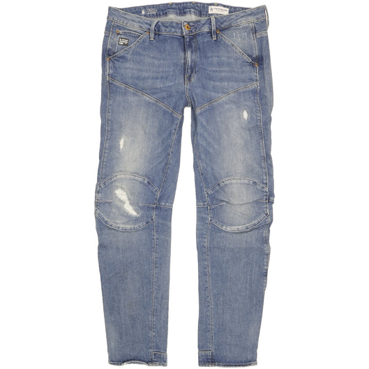G-Star 5620 3D Women Blue Tapered Loose Boyfriend Stretch Jeans W30 L30