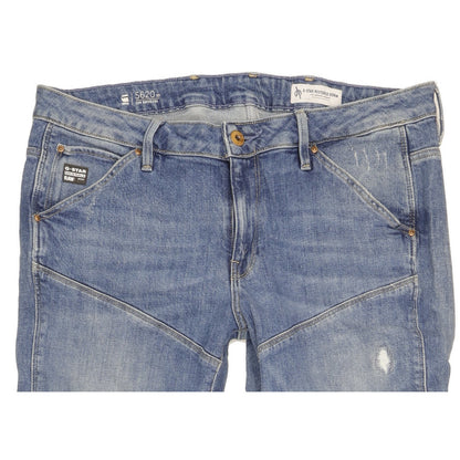 G-Star 5620 3D Women Blue Tapered Loose Boyfriend Stretch Jeans W30 L30