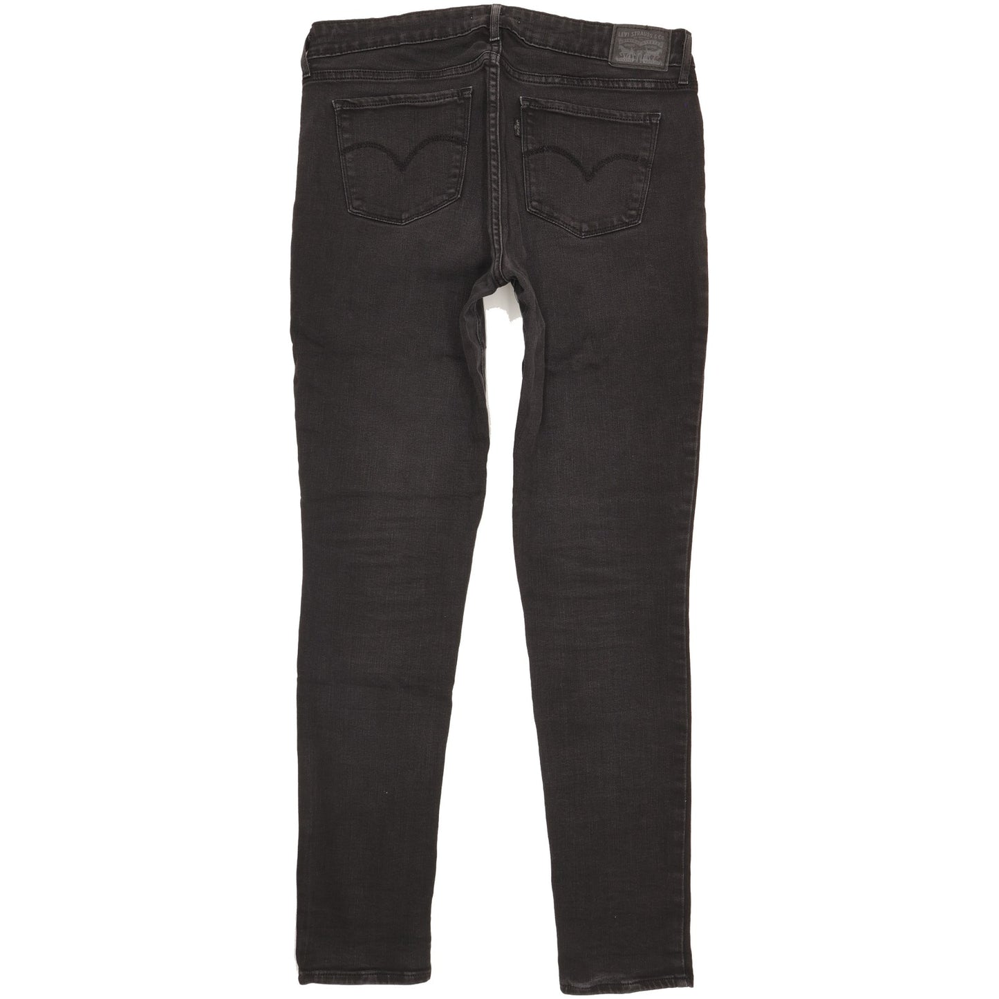 Levi's 711 Women Black Skinny Slim Stretch Jeans W30 L32