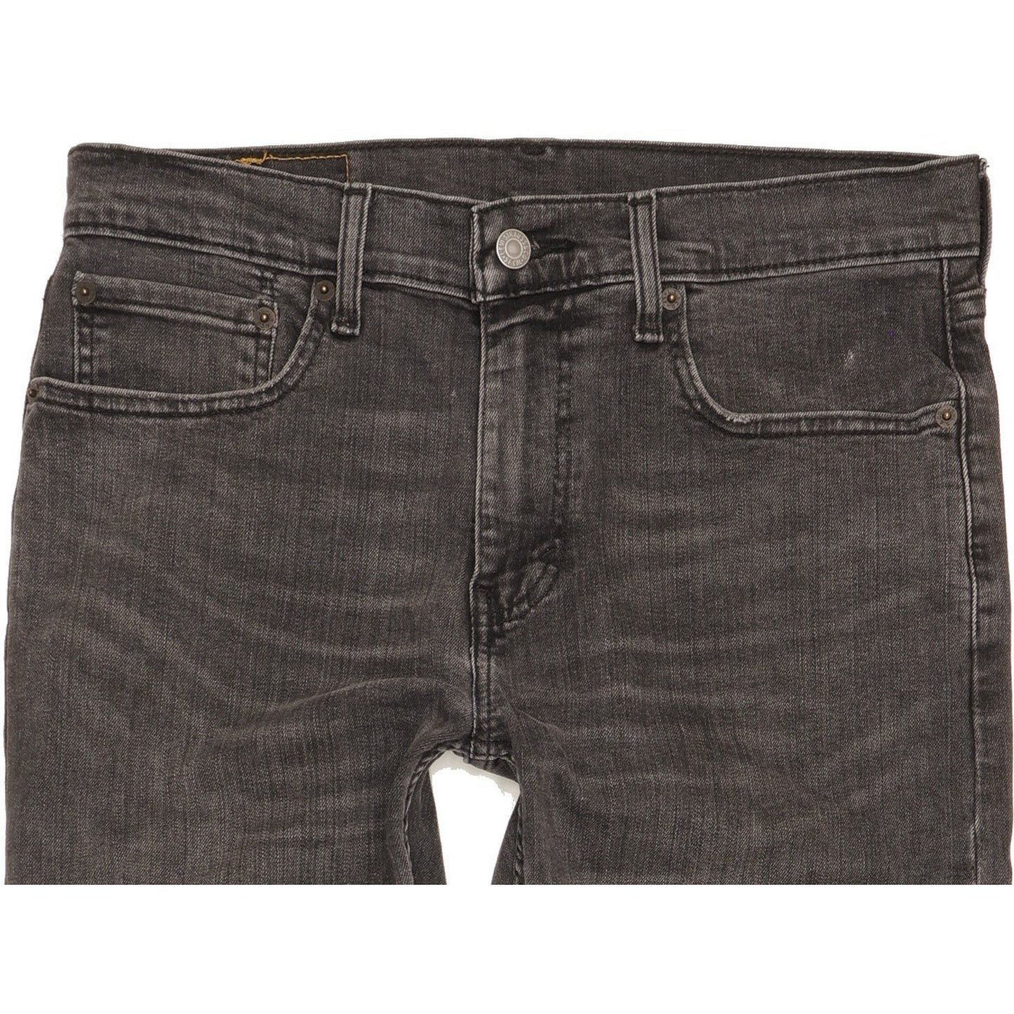 Levi's 502 Hi-Ball Men Black Tapered Regular Stretch Jeans W31 L29