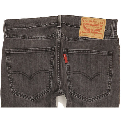 Levi's 502 Hi-Ball Men Black Tapered Regular Stretch Jeans W31 L29