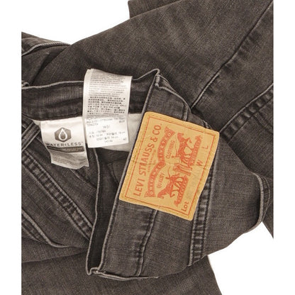 Levi's 502 Hi-Ball Men Black Tapered Regular Stretch Jeans W31 L29