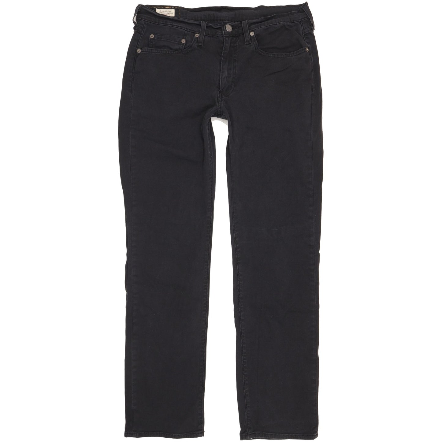 Levi's 514 Men Black Straight Slim Stretch Jeans W31 L31