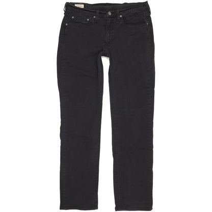 Levi's 514 Men Black Straight Slim Stretch Jeans W31 L31