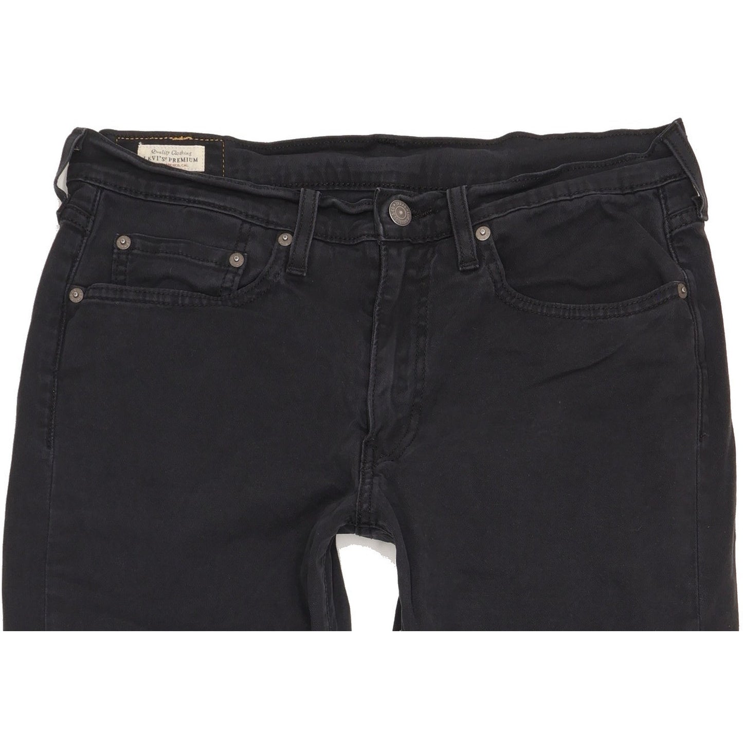 Levi's 514 Men Black Straight Slim Stretch Jeans W31 L31