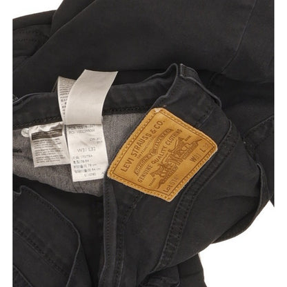Levi's 514 Men Black Straight Slim Stretch Jeans W31 L31