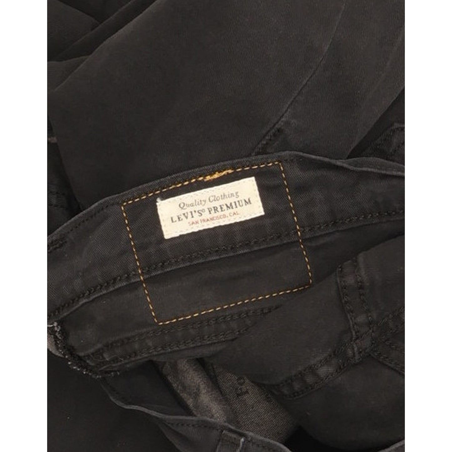 Levi's 514 Men Black Straight Slim Stretch Jeans W31 L31