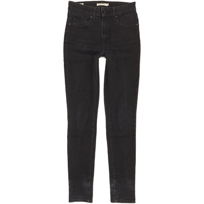 Levi's 721 Women Black Skinny Slim Stretch Jeans W27 L30