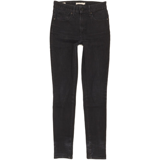 Levi's 721 Women Black Skinny Slim Stretch Jeans W27 L30