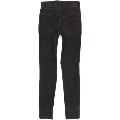 Levi's 721 Women Black Skinny Slim Stretch Jeans W27 L30