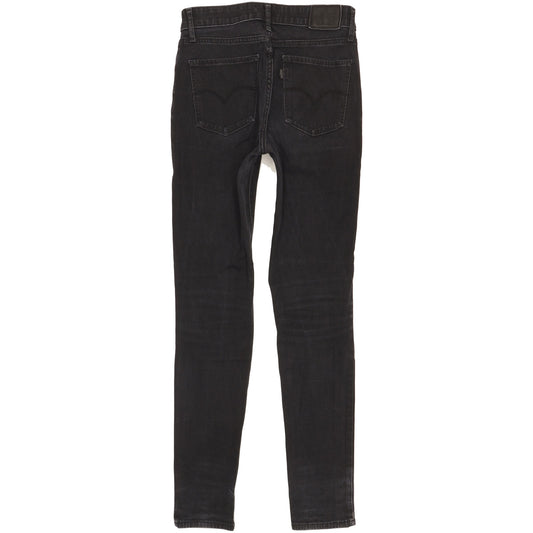 Levi's 721 Women Black Skinny Slim Stretch Jeans W27 L30