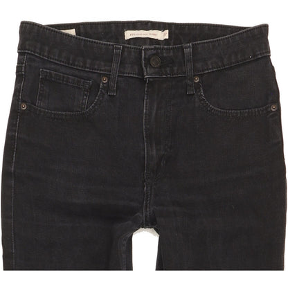 Levi's 721 Women Black Skinny Slim Stretch Jeans W27 L30