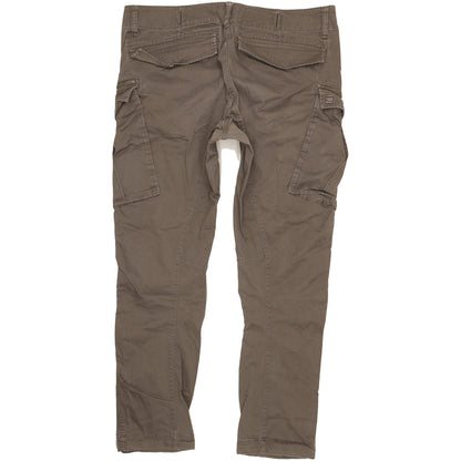 G-Star Rovic 3D Men Grey Tapered Loose Stretch Jeans W38 L34