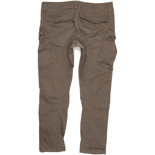 G-Star Rovic 3D Men Grey Tapered Loose Stretch Jeans W38 L34