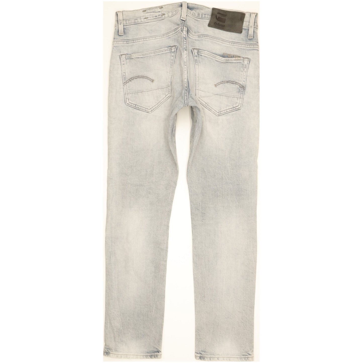 G-Star 3301 Men Blue Skinny Slim Stretch Jeans W28 L28