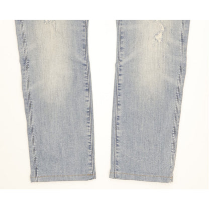 G-Star 3301 Deconstructed Men Blue Skinny Slim Stretch Jeans W32 L28