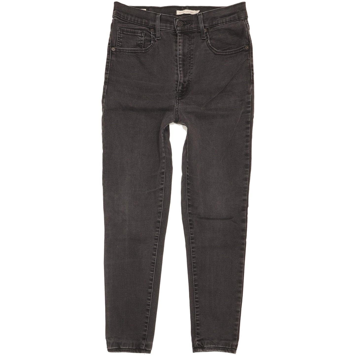 Levi's Mile Black Skinny Slim Stretch Jeans High Waisted W30 L25