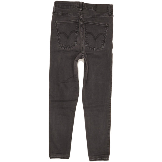 Levi's Mile Black Skinny Slim Stretch Jeans High Waisted W30 L25