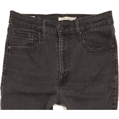Levi's Mile Black Skinny Slim Stretch Jeans High Waisted W30 L25