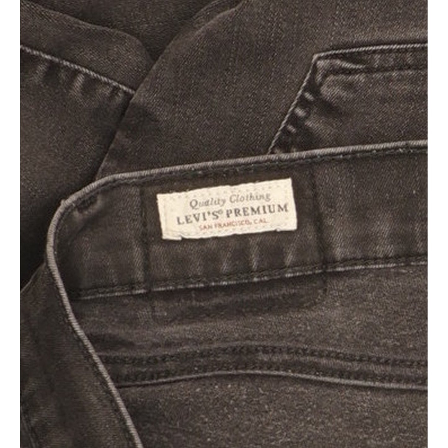 Levi's Mile Black Skinny Slim Stretch Jeans High Waisted W30 L25