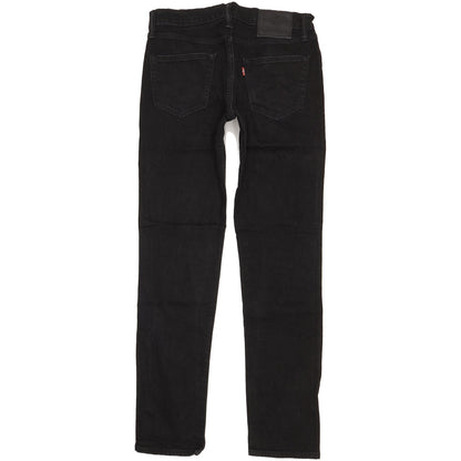 Levi's 511 Men Black Straight Slim Stretch Jeans W30 L33