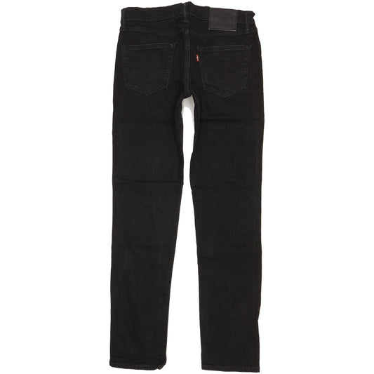 Levi's 511 Men Black Straight Slim Stretch Jeans W30 L33