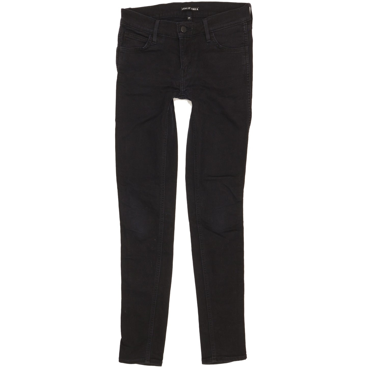 Levi's Line 8 Men Black Skinny Slim Stretch Jeans W26 L30