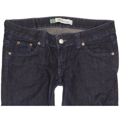 Levi's 503 Men Blue Straight Slim Stretch Jeans W32 L28