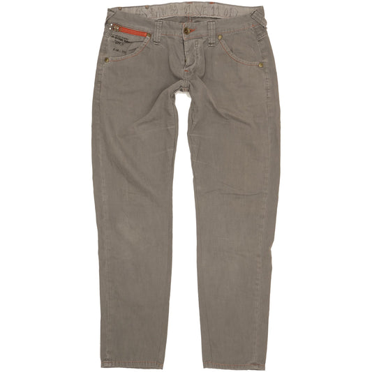 G-Star Studs Women Grey Straight Loose Jeans W31 L32