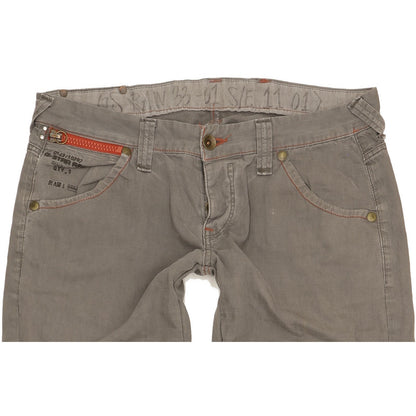G-Star Studs Women Grey Straight Loose Jeans W31 L32