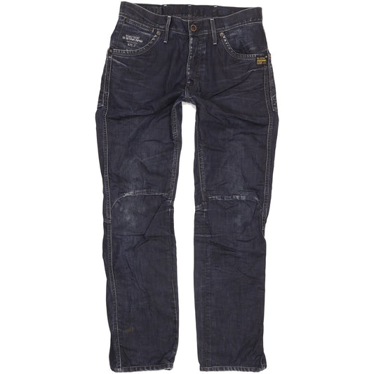 G-Star Jack Men Navy Straight Regular Jeans W33 L33