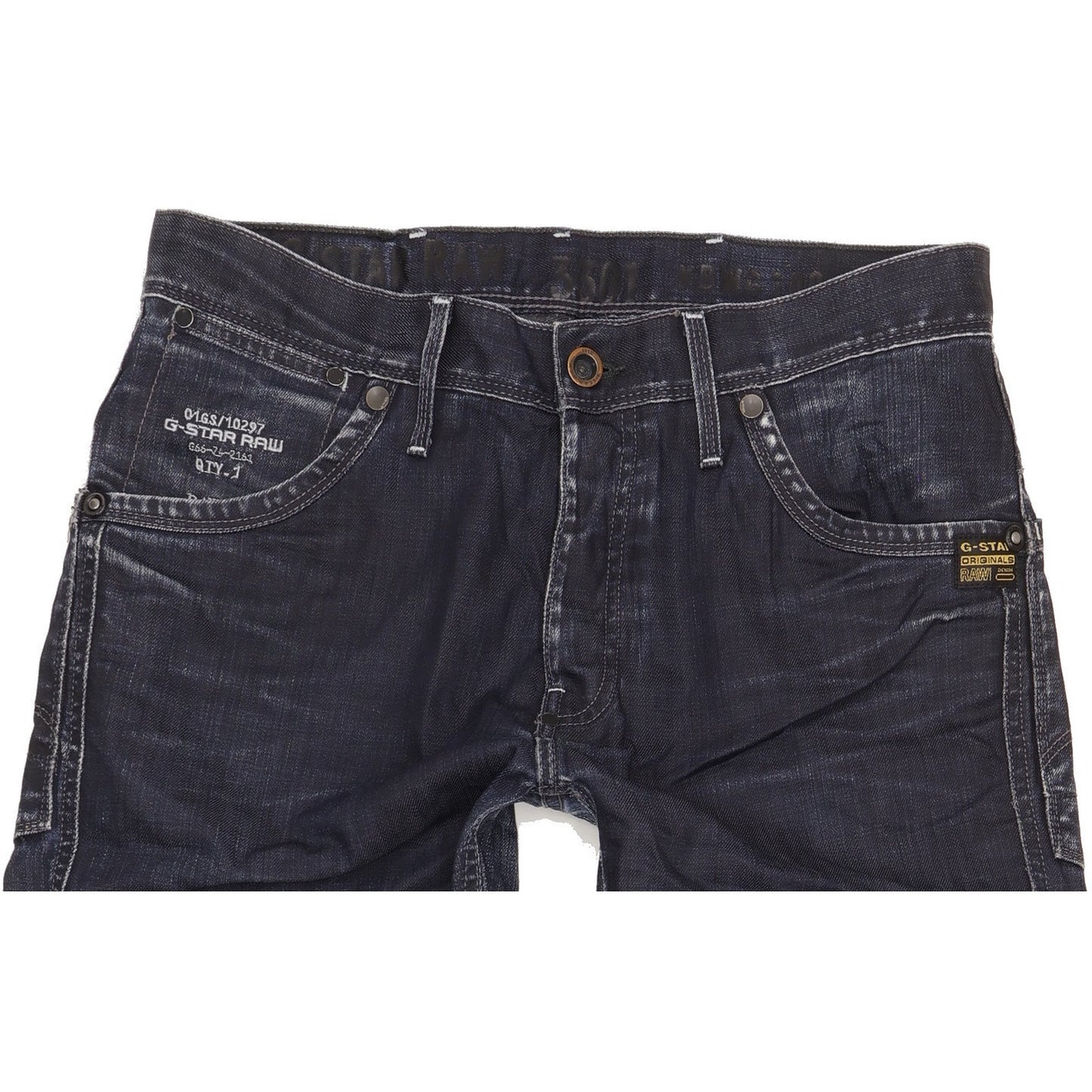 G-Star Jack Men Navy Straight Regular Jeans W33 L33