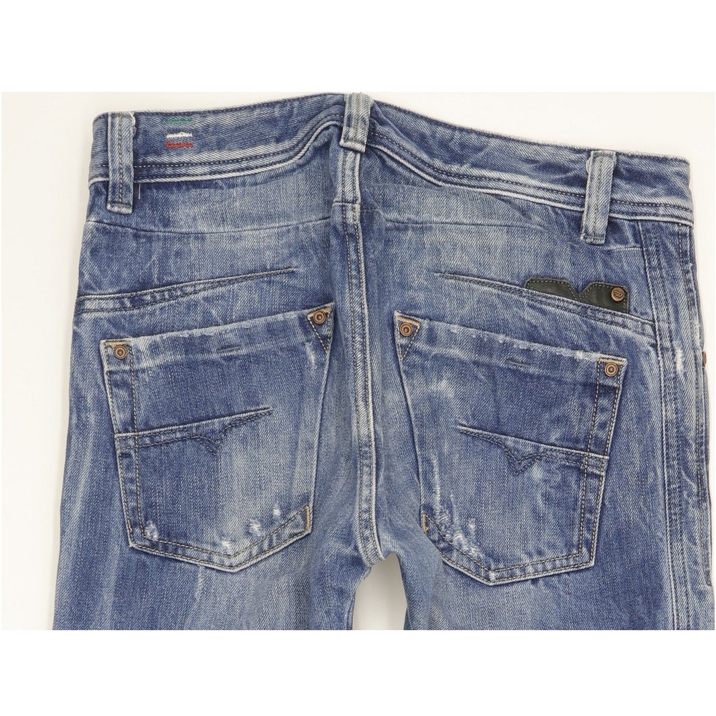 Diesel Darron Men Blue Straight Regular Jeans W28 L32