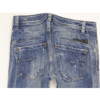 Diesel Darron Men Blue Straight Regular Jeans W28 L32