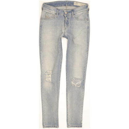 Diesel Slandy Women Blue Skinny Slim Stretch Jeans W27 L28