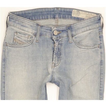 Diesel Slandy Women Blue Skinny Slim Stretch Jeans W27 L28