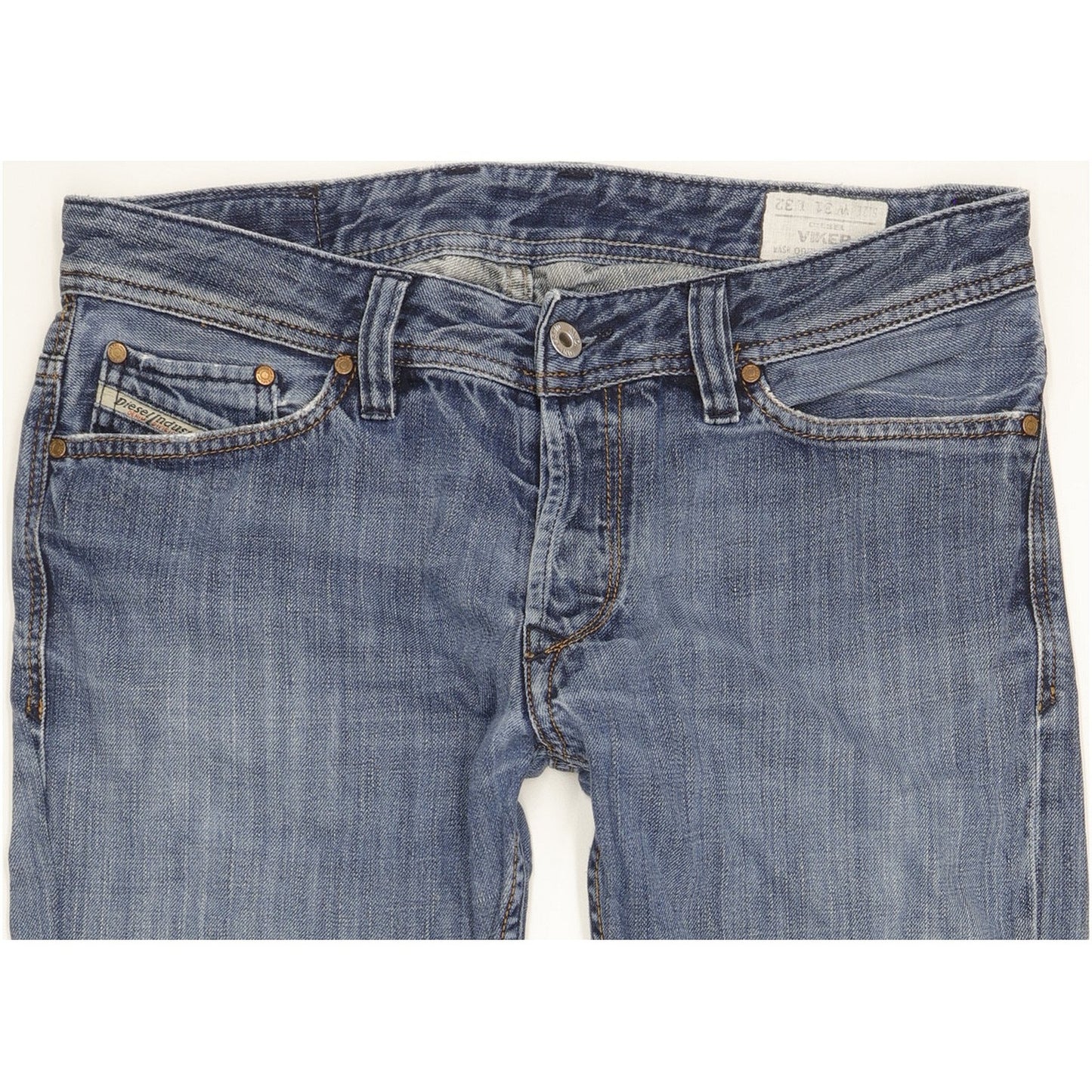 Diesel Viker Men Blue Straight Regular Jeans W31 L27