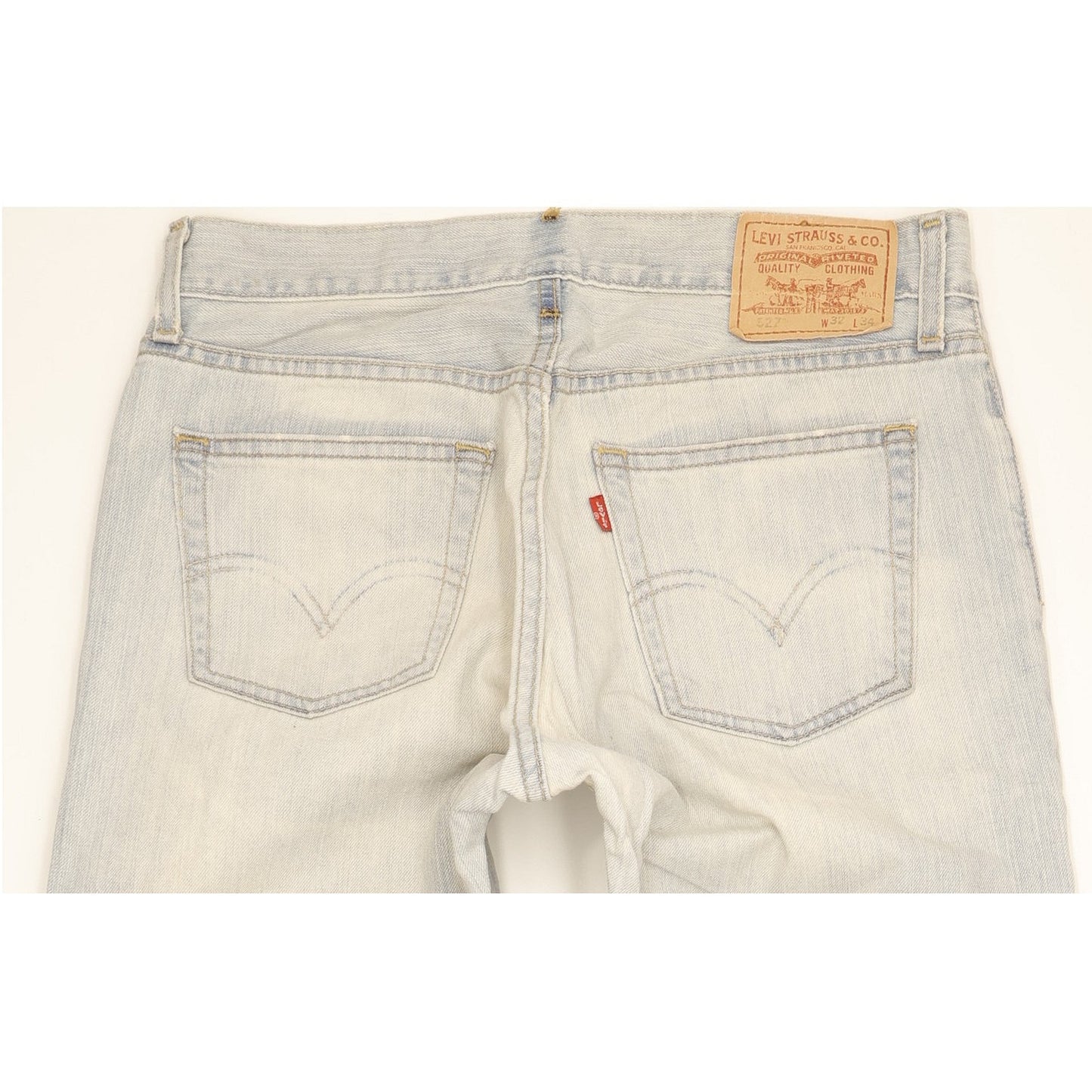 Levi's 527 Men Blue Bootcut Slim Jeans W32 L34