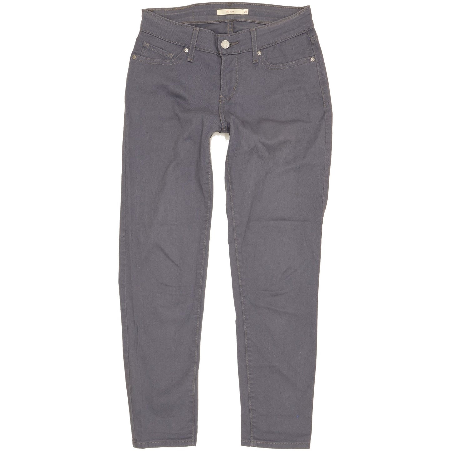 Levi's 712 Women Blue Straight Slim Stretch Jeans W26 L26