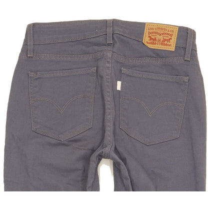 Levi's 712 Women Blue Straight Slim Stretch Jeans W26 L26