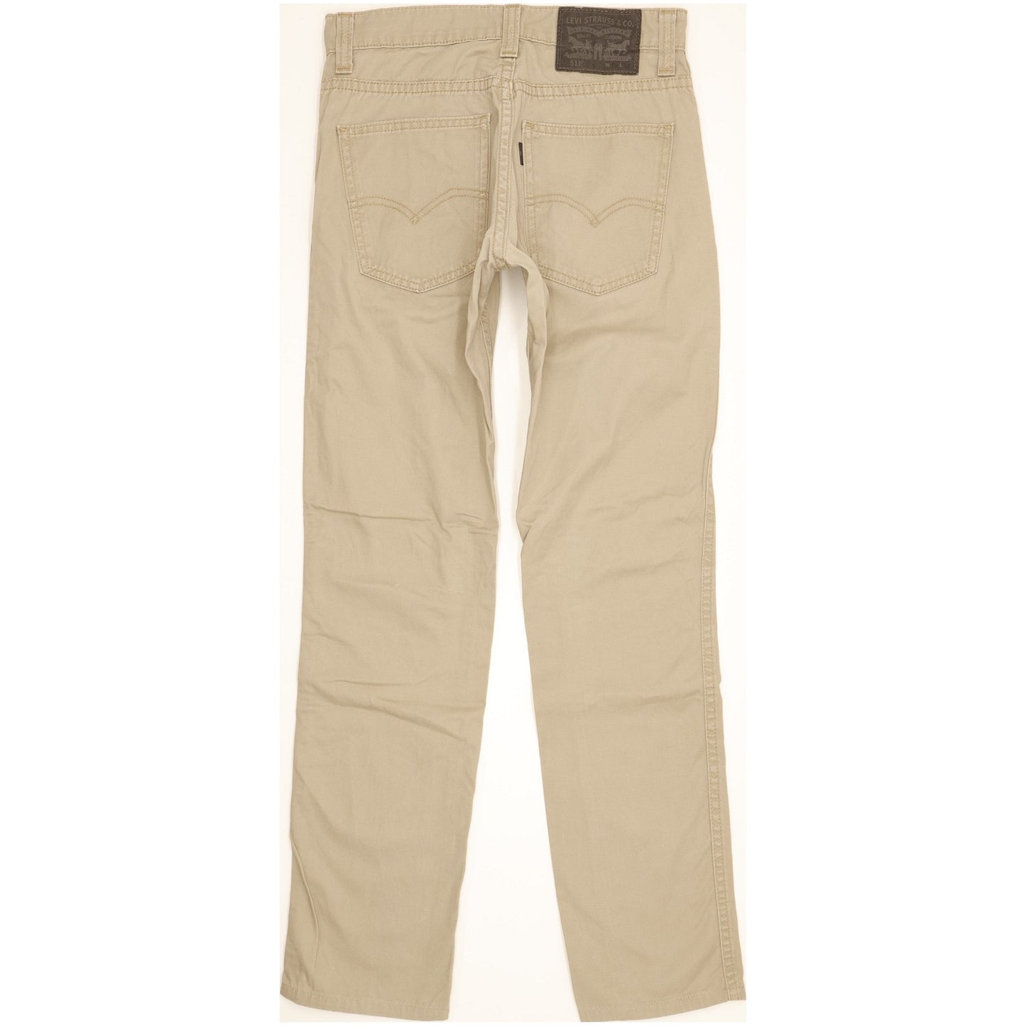 Levi's 511 Men Beige Straight Slim Jeans W28 L30