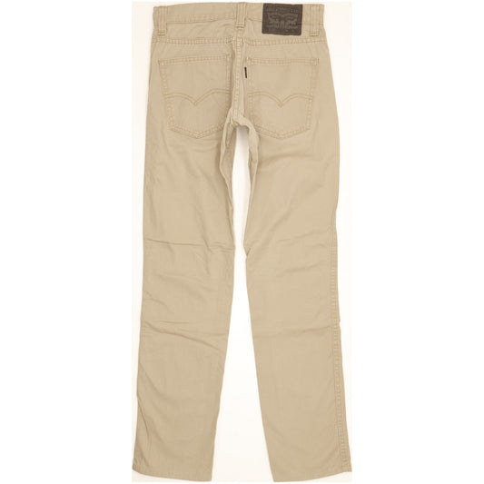 Levi's 511 Men Beige Straight Slim Jeans W28 L30