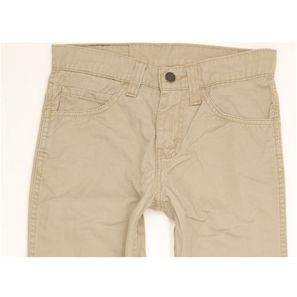 Levi's 511 Men Beige Straight Slim Jeans W28 L30