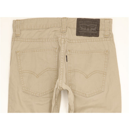 Levi's 511 Men Beige Straight Slim Jeans W28 L30