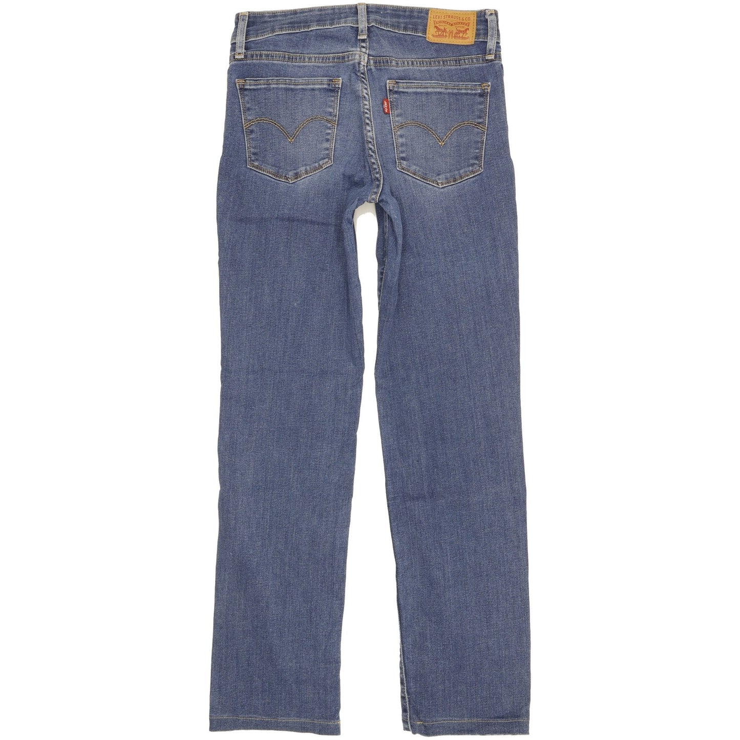 Levi's 714 Women Blue Straight Slim Stretch Jeans W26 L29